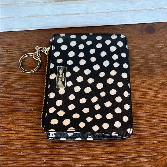 Kate Spade Laurel Way printed musical dot card holder - Picture 5 of 7